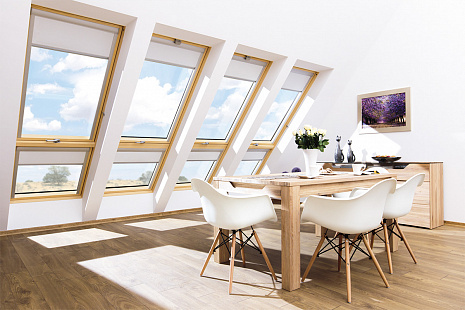 Объект из Мансардные окна Fakro FGH-V P2 GALERIA